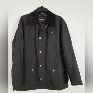 Barbour Ashby Waxed Cotton Jacket Mens L